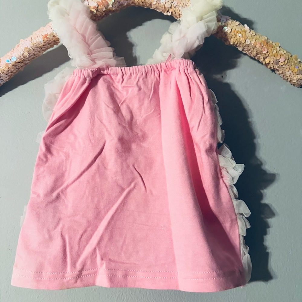 Pink Ruffled Fluffy Top - Picture 5 of 5